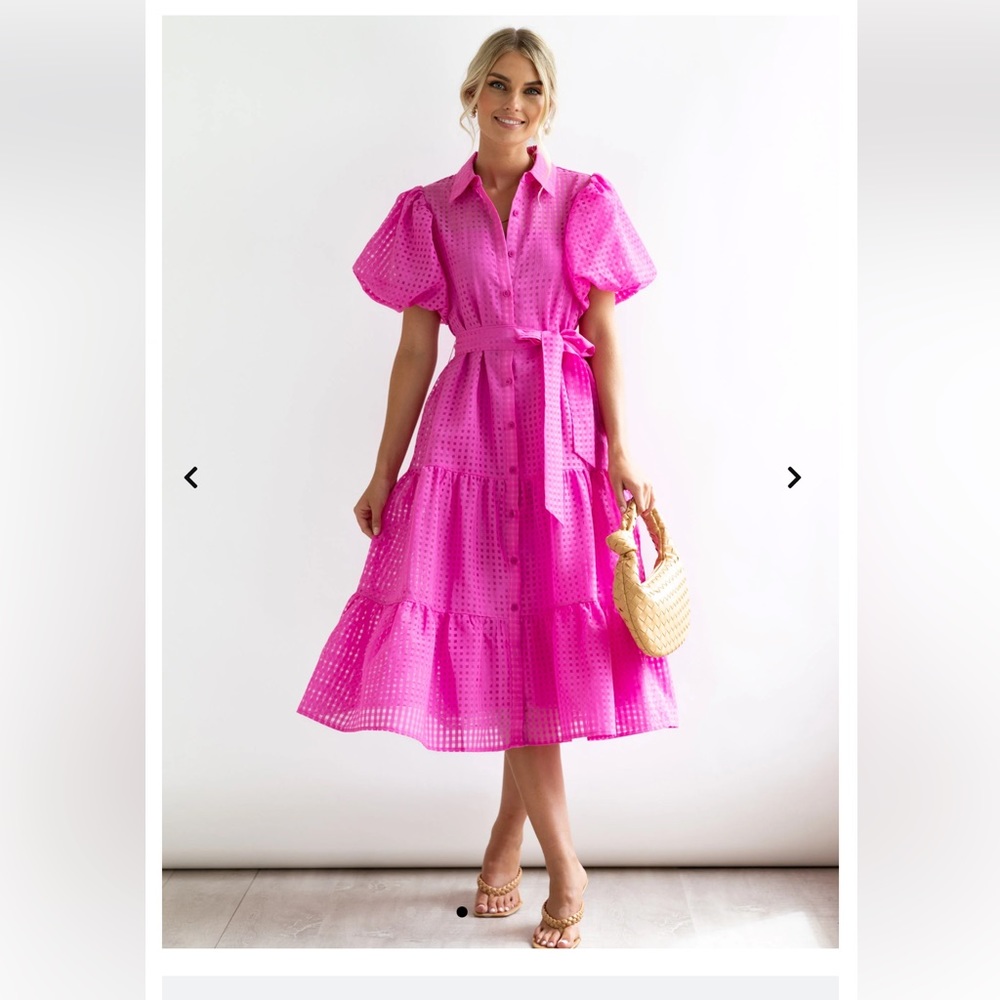 Pink MIDI Dress